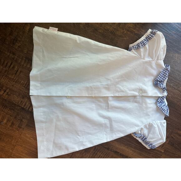 Posh Pickle Fall Smock 9m pumpkin gingham - Picture 4 of 4